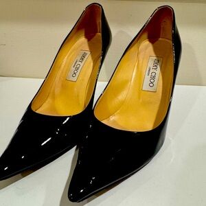 Black Glossy Jimmy Choo heals (Used)